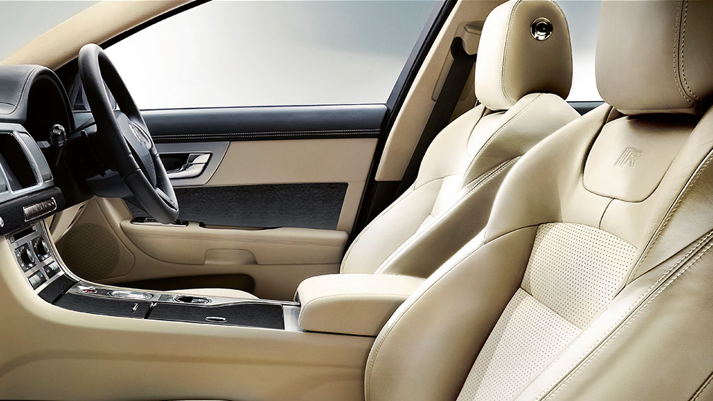 Warm Jaguar interiors offer sophistication and style to impress.